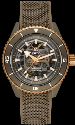 Captain Cook High-Tech Ceramic Skeleton*Rado Clearance