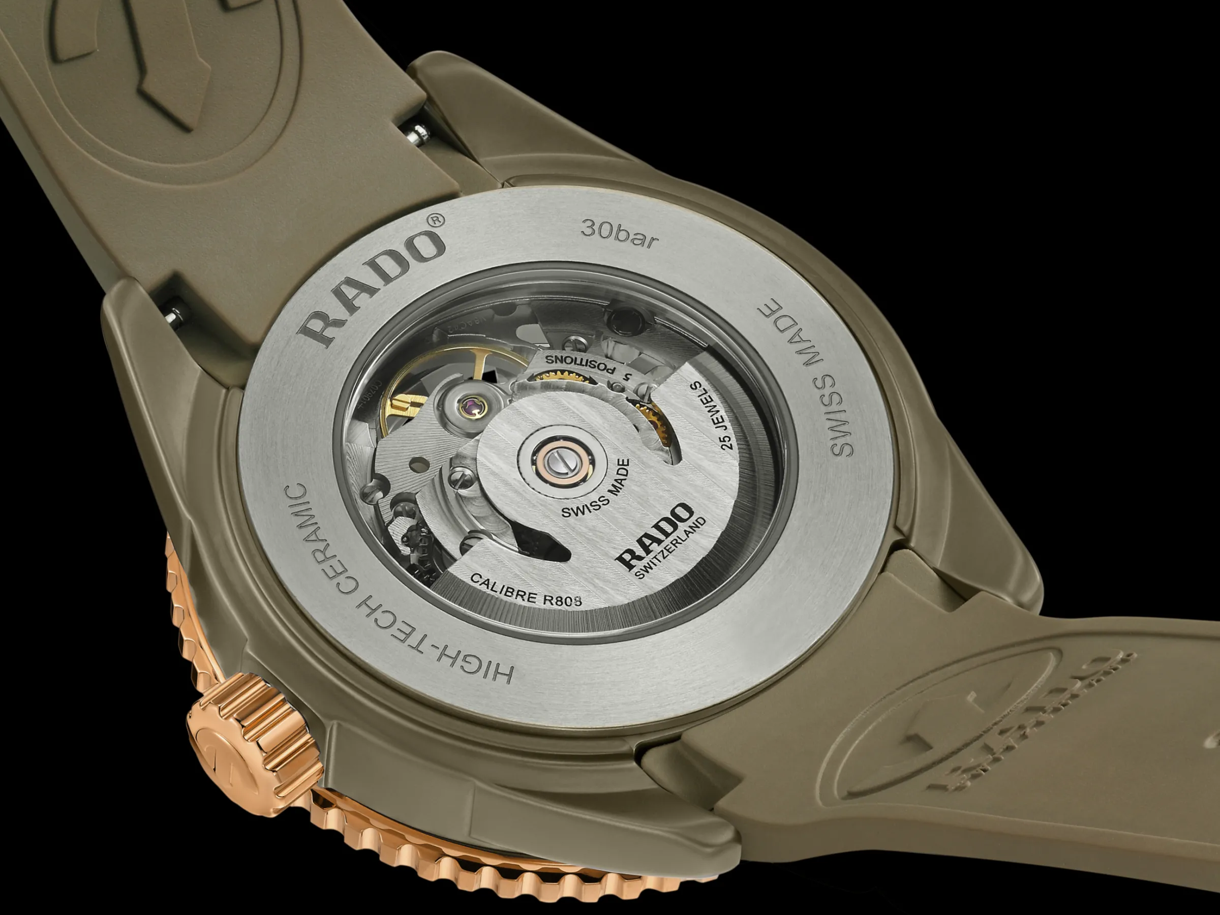 Captain Cook High-Tech Ceramic Skeleton*Rado Clearance