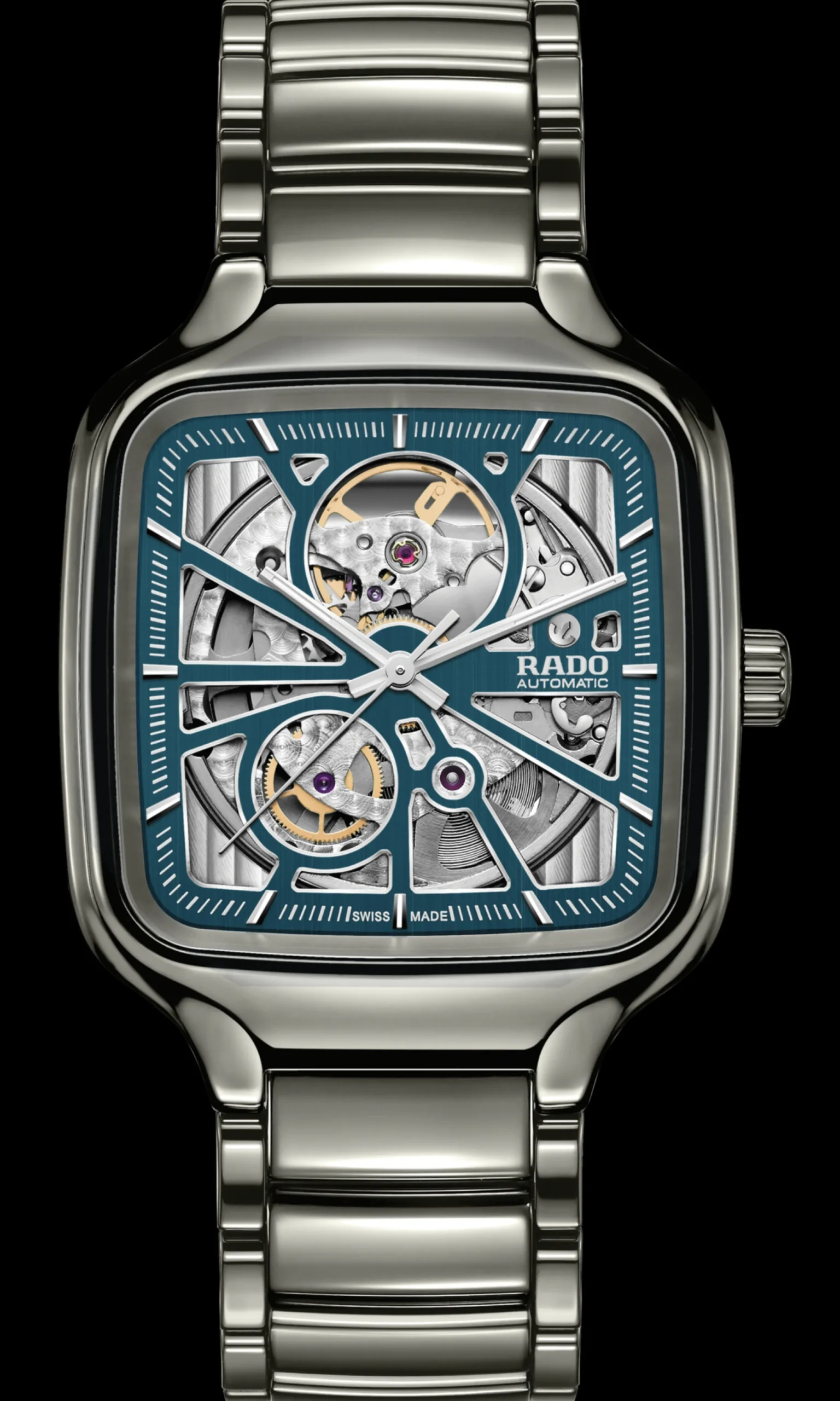 True Square Automatic Open Heart*Rado New