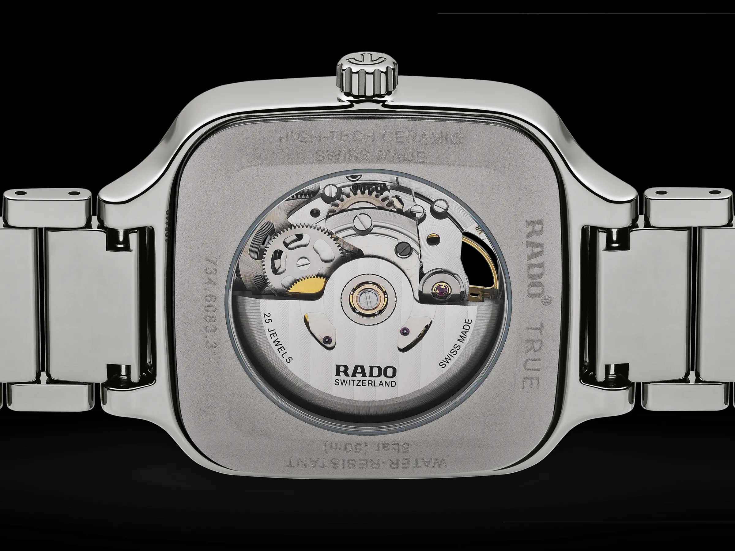 True Square Automatic Open Heart*Rado New
