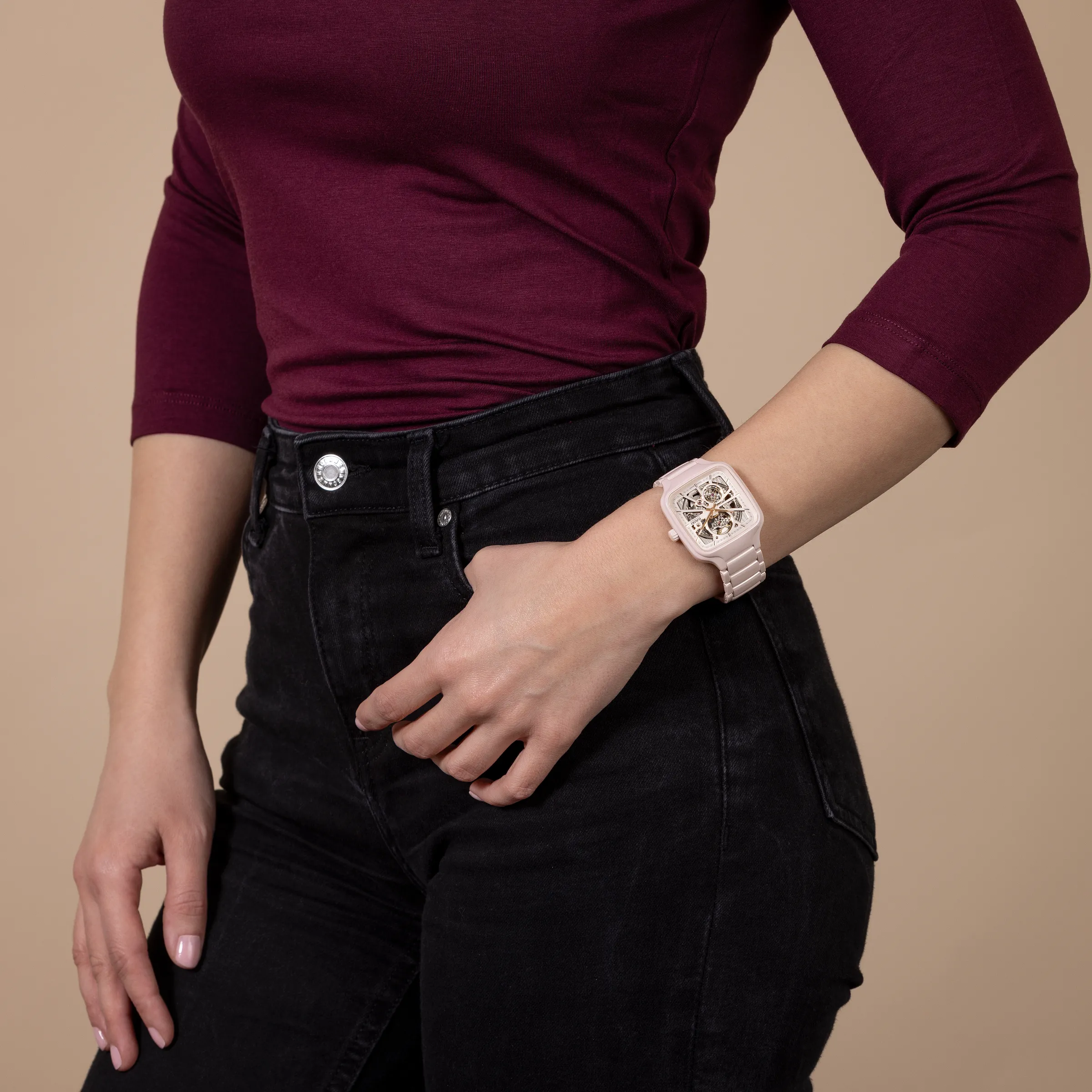 True Square Automatic Open Heart*Rado Best