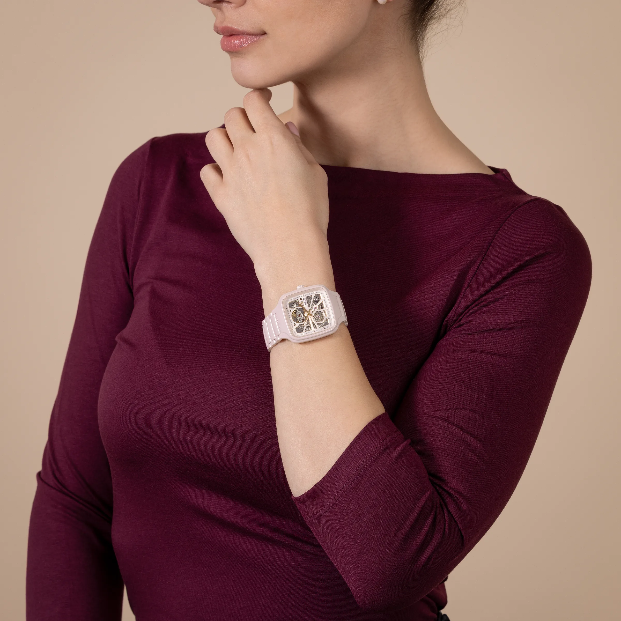 True Square Automatic Open Heart*Rado Best
