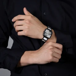 True Square Automatic Open Heart Diamonds Limited Edition*Rado Sale