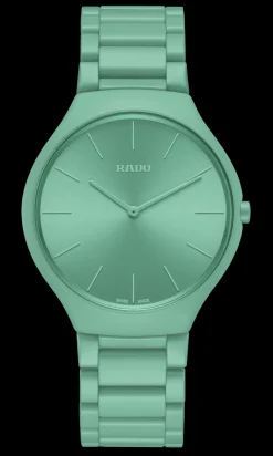 True Thinline Les Couleurs™ Le Corbusier Slightly greyed English green 32041*Rado Discount