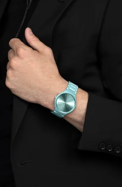 True Thinline Les Couleurs™ Le Corbusier Slightly greyed English green 32041*Rado Discount