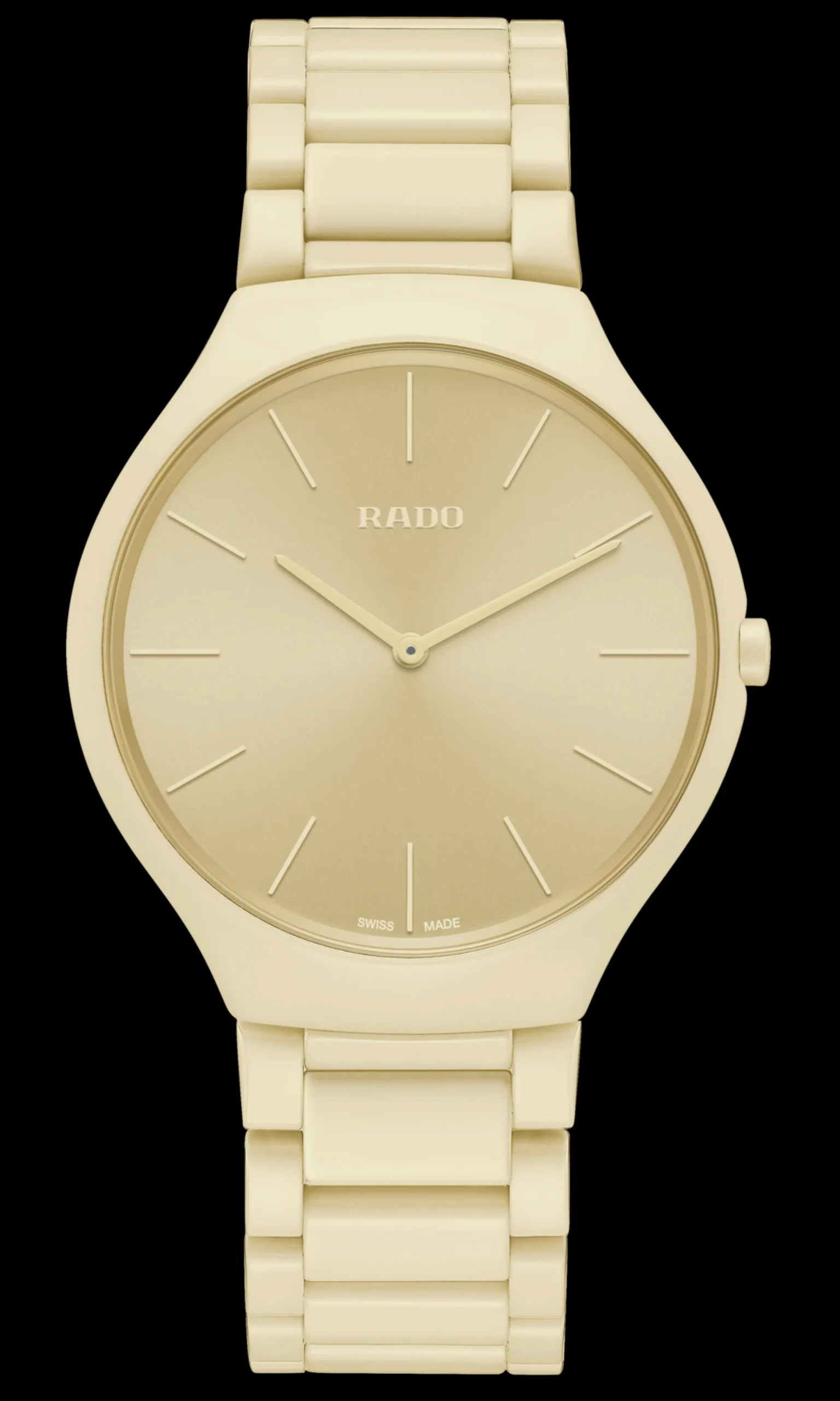 True Thinline Les Couleurs™ Le Corbusier Cream white 32001*Rado New
